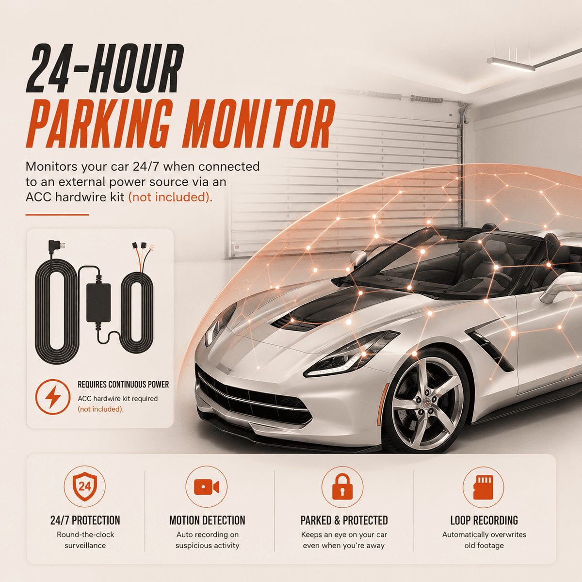 3-Channel Dash Cam — Front, Cabin & Rear