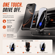Auto-Clamping Car Phone Holder & Charger