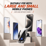 Auto-Clamping Car Phone Holder & Charger