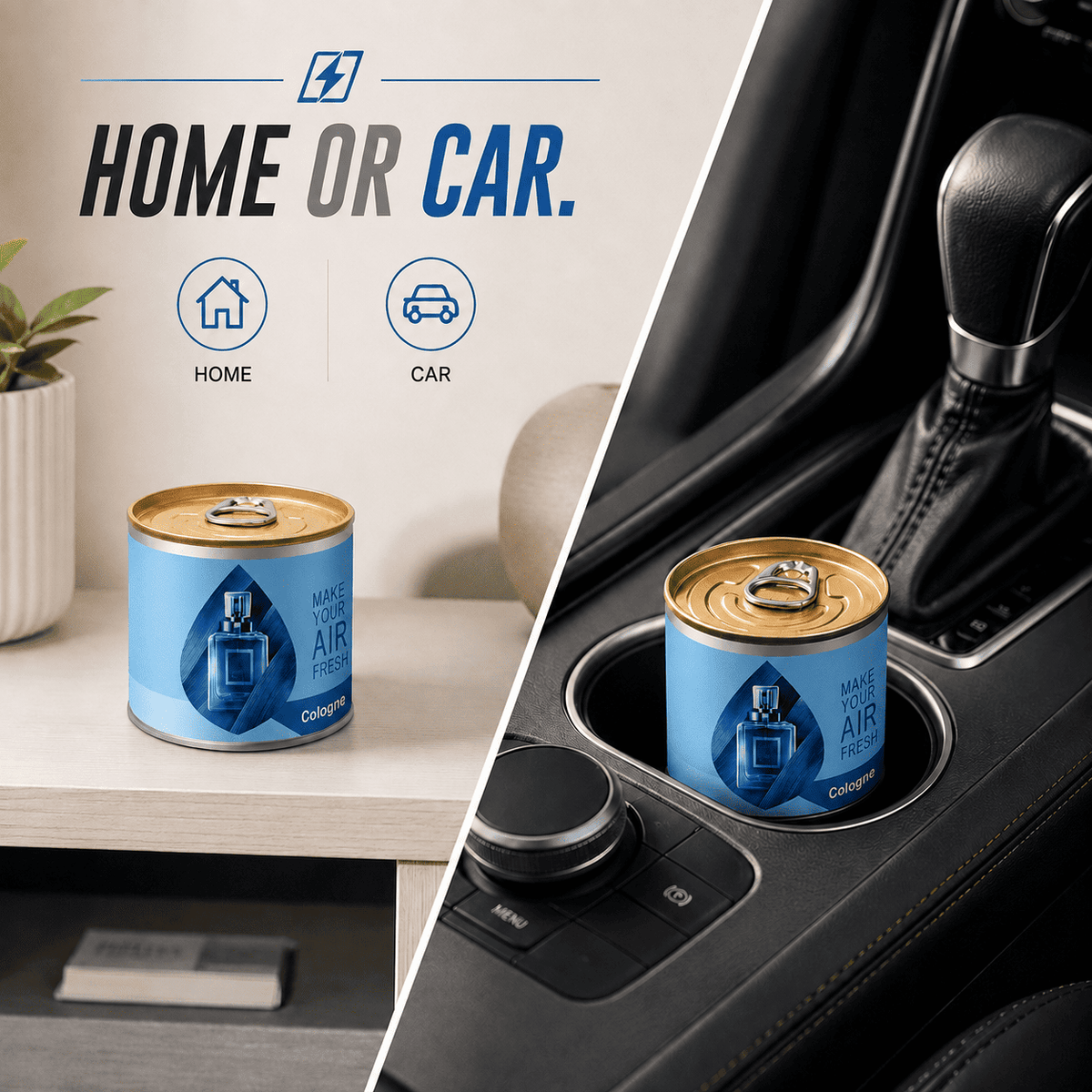 Car Perfume Diffuser — Solid Gel Bottle