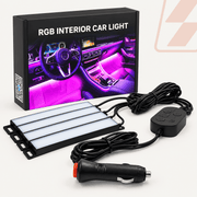 Car Interior LED Light Bars — App Controlled & Music Sync