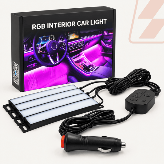 Car Interior LED Light Bars — App Controlled & Music Sync