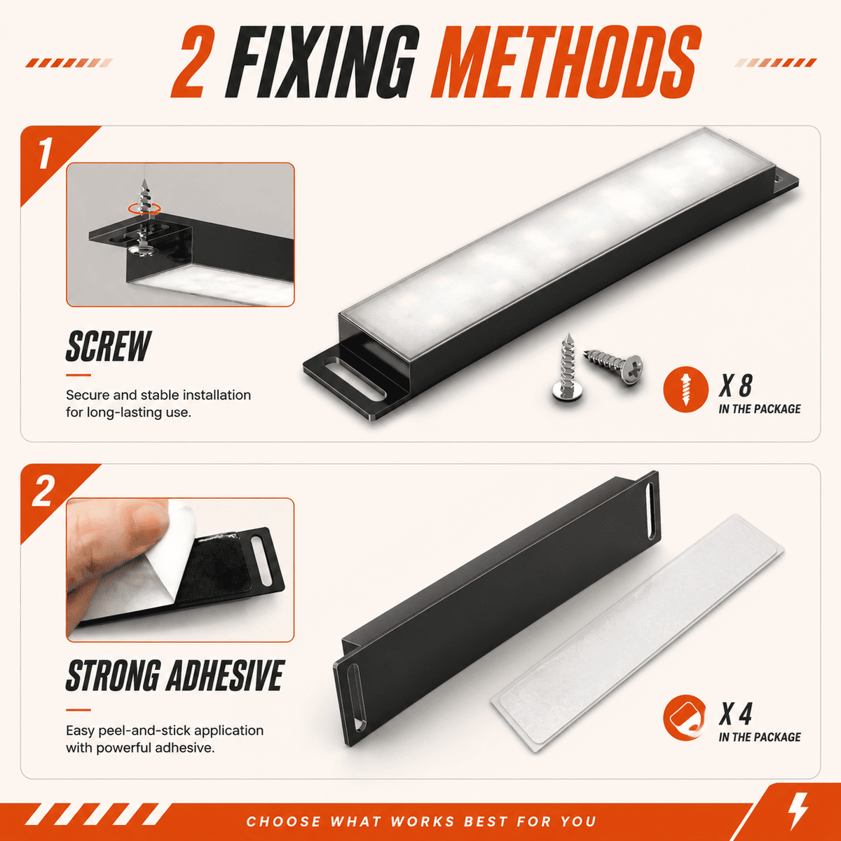 Car Interior LED Light Bars — App Controlled & Music Sync