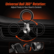 Magnetic Car Phone Holder — 360° Vent Mount
