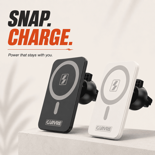 Magnetic Wireless Car Charger & Phone Mount