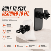 Magnetic Wireless Car Charger & Phone Mount