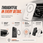 Magnetic Wireless Car Charger & Phone Mount